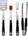Grill Utensils Set - Heavy Duty Stainless Steel Grill Tools - Spatula, Fork, Tongs, Basting Brush - Premium Barbecue Tools - Grill Set with Gift Box