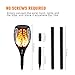 Ambaret Solar Lights, Flickering Flames Solar Torch Lights Outdoor Waterproof Decoration Lights Dusk to Dawn Auto On/Off Security Flame Torch Lights for Yard Garden (4 Pack)