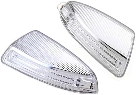 ZHENWOCAI Side Mirror Turn Signal Lights Lamps Pair for Mercedes-Benz ML Class C-Class W204 New