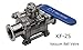 KF-25-Vacuum Ball Valve- For Dairy products -Cosmetics-Food and Chemical fields