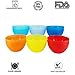 AOYITE 32-ounce Plastic Bowls Reusable BPA Free Dishwasher Safe for Cereal, Soup, Rice, Salad, Snack in Kids Multi-color Dinner Sets