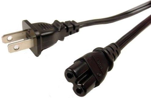 CamsonUniversal 6 Foot Unpolarized Power Cord UL Approved, 18-AWG/2C, SPT-2, 125V/7A