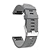 LDFAS Fenix 5S Band Quick Release 20mm Silicone Smart Watch Band for Garmin Fenix 5S - Gray