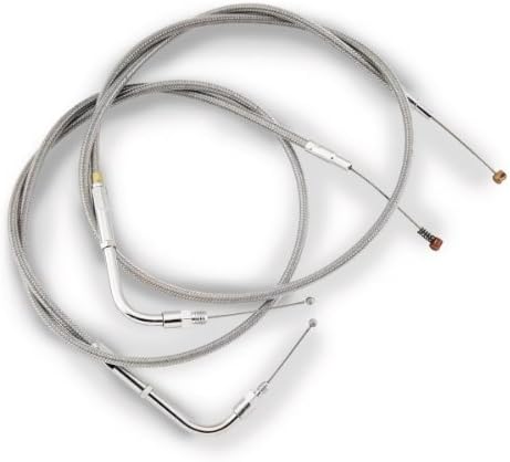 Barnett Performance Products - Stainless Clear-Coated Throttle Cable (+4in.)