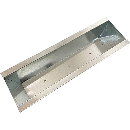 Hossi's Wholesale 10er Set Zink Paletten Blumenkästen - Einsatz 38cm groß Silber - aus Metall verzinkt - Zinkkasten Pflanzkasten Balkonkasten Blumentopf für Europaletten – Bild 5