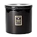 Voluspa Makassar Ebony and Peach Grande Maison Glass Candle With Lid 36 oz