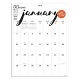 2020 Handwritten Script Oversized Art Poster Calendar by