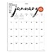 2020 Handwritten Script Oversized Art Poster Calendar by