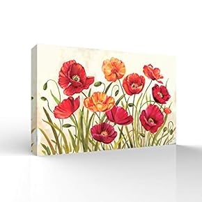 Wall26-Canvas Wall Art-Beautiful Flower-Giclee Painting Wall Art for Bedroom Living Room Home Decoration - 12x18 inches
