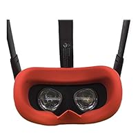 3dsll0 VR Face Silicone Mask Pad & Face Cover for Oculus Quest,Black/Red/Blue, Blackout Sweatproof Lightproof