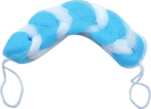 Suryavanshi World Bath Body Brush Loofah Sponge Nylon Mesh Scrubber Shower Pouf for Men and Women, 35 Gram, Pack of 1 (Plastic) (B)