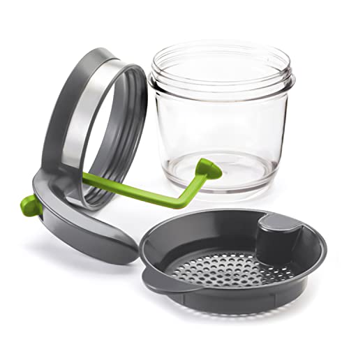 IVYHOME 4 Cups Plastic Fat Separator with Bottom Release, Gravy Grease