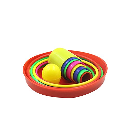 Giveme5 Christmas Holiday Party 18" Colorful Ring Toss Quoits Target Game Plastic Toy for Kids - Thumbnail 7