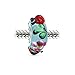 Bling Jewelry Ladybug Insect Flower Lamp work Murano Glass .925 Sterling Silver Core Spacer Bead Fits European Charm Bracelet For Women