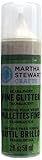 Martha Stewart Crafts Fine Glitter Translucent Glass Paint in Assorted Colors (2-Ounce), 33124 Peridot