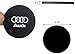 CARFORU 2 Pack Auto Sport 2.75 Inch Diameter Oval Tough Car Logo Vehicle Travel Auto Cup Holder Insert Coaster Can Car Interior Accessories Anti Slip Cup Mat Fit for Audi Accessory