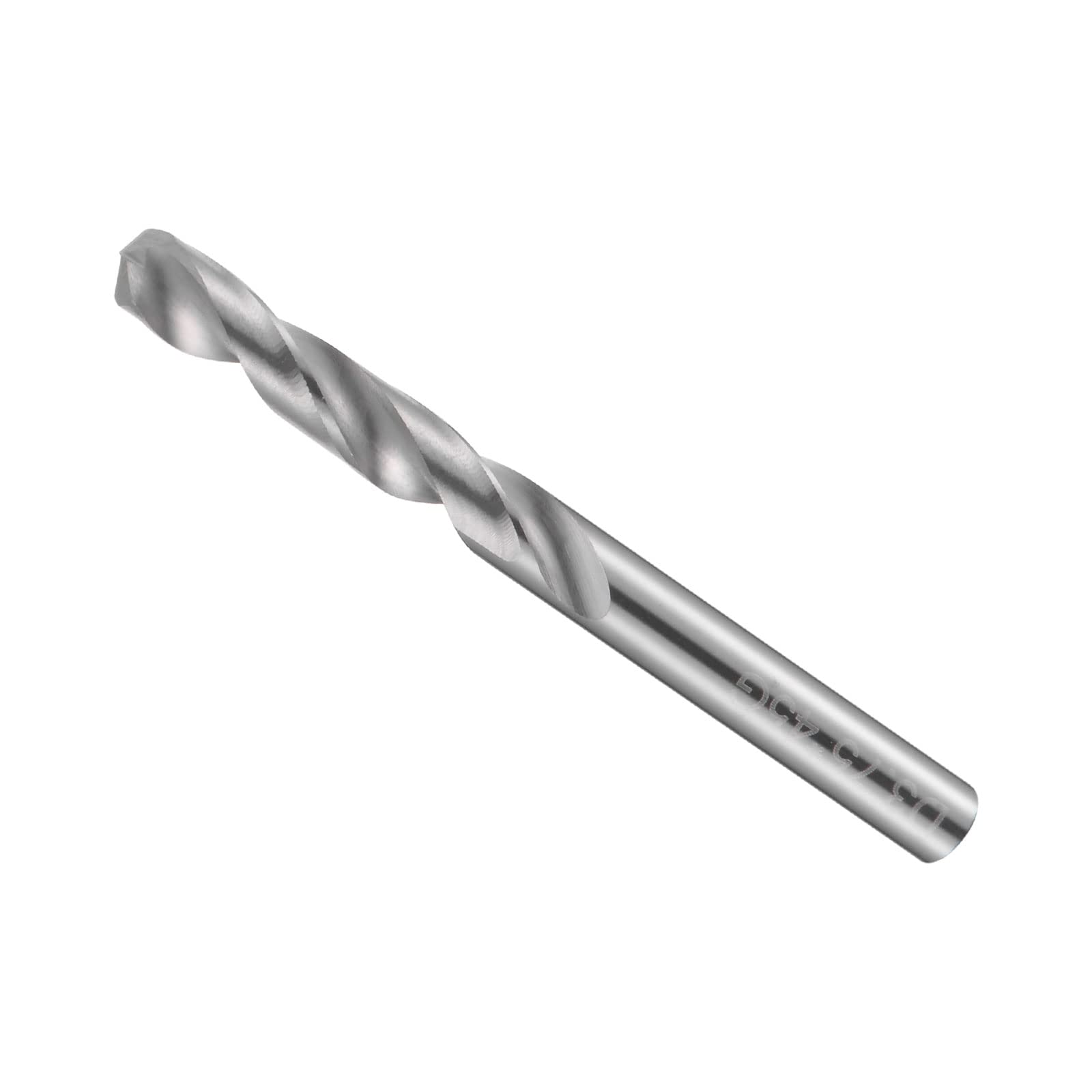 CoCud Solid Carbide Drill Bits, 3.75mm Diameter, K35 Tungsten Carbide Precision Short Length Twist Drill Bits - (Applications: for Stainless Steel Alloy Metal), 1-Piece