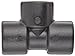 Banjo TEE050 Polypropylene Pipe Fitting, Tee, Schedule 80, 1/2