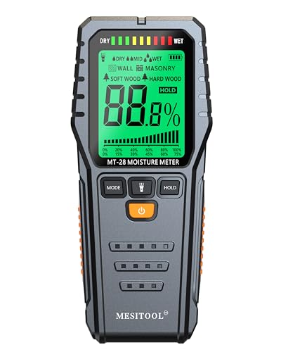 Pinless Moisture Meter for Drywall MESITOOL Digital