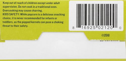 SKINNYPOP SEA SALT MICROWAVE POPCORN BAGS, 2.8 OZ (PACK OF 3)