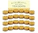 Bee Hive Candles 100% Pure Beeswax Tea Light Candles (24-Case) | Natural Beeswax Candles | Soy, Paraffin & Fragrance Free | Handmade in The USA