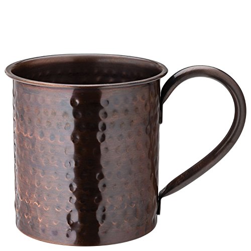 Utopia F93032 Aged Copper Hammered Mug 19oz (54cl) Pack of 6