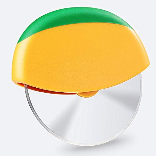 Pizza Cutter Wheel Stainless Steel with Protective Blade Guard Cover