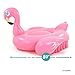 Giant Luxury Inflatable Pink Flamingo Pool Float - Includes Pump - Jumbo Pool Toy Floatie Raft