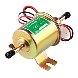 Electric Fuel Pump 12v Universal Inline Transfer Low Pressure Small Diesel Fuel Pump for Carburetor 2.5-4psi HEP-02A