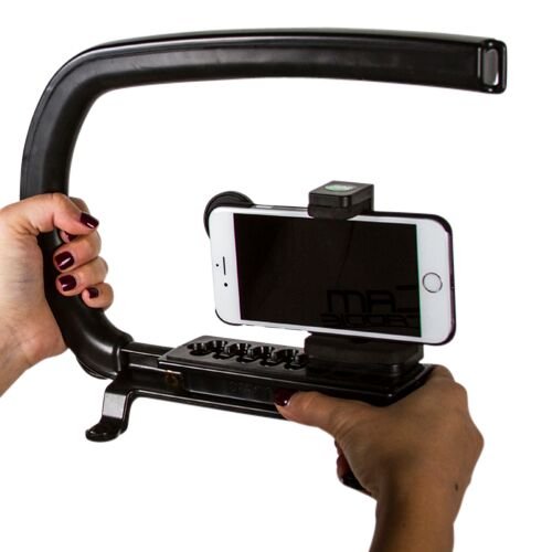 Original Cam Caddie Scorpion Video Camera Stabilizer Handle for Nikon, Canon, JVC, Toshiba, Sony, Olympus, Pentax, Apple iPhone, GoPro Hero 4, Hero 3+, Hero 3 and More - Black (0CC-0100-00)