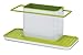 Joseph Joseph 85049 Sink Caddy Kitchen Sink Organizer Sponge Holder Dishwasher-Safe, Large, Green