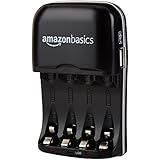 AmazonBasics Ni-MH AA &amp; AAA Battery Charger With USB Port