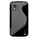 Amzer AMZ95219 Dual Tone TPU Hybrid Skin Fit Case Cover for Google Nexus 4 E960/LG Nexus 4 E960 - 1 Pack - Retail Packaging - Black