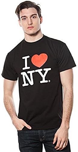MENS I LOVE NY SHORT SLEEVE T-SHIRT BLACK (XXLarge)