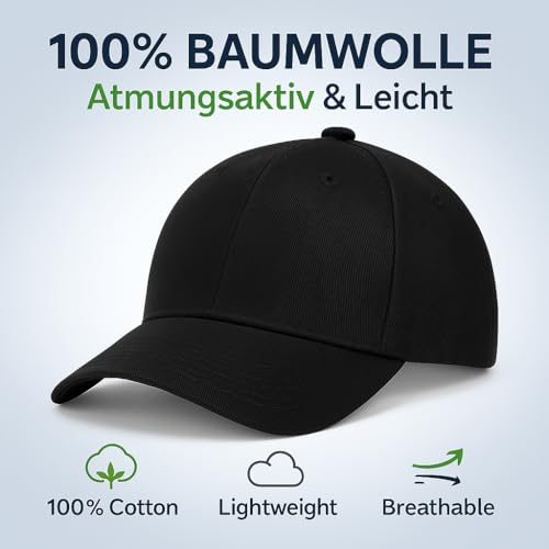 4sold Baseball Cap Unisex Cotton Baseball Caps Pure Colour Baseboard Baseball Cap