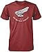 Honda Men's Vintage Motor Co Short-Sleeve Shirts,Large,Maroon
