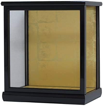 Amazon 人形ケース ガラスケース 間口24 奥行18 高さ27ｃｍ ケース内寸 黒桑塗り 日本人形 博多人形 市松人形 人形ケース おもちゃ