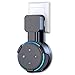 Bovon Outlet Wall Mount Hanger Holder Stand for Dot 3rd Generation & Mi AI, Best Space-Saving Dot Accessories with Cord Management for Smart Home Speaker Without Mess Wires or Screws (Black)