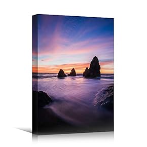 signwin Canvas Wall Art Sun Setting into The...