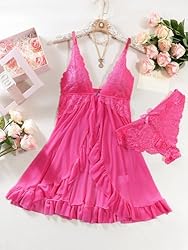 Foxiny Sexy Open Front V Neck Ruffle Sheer Mesh