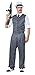 California Costumes Men's Mobster Costume, Black/White X-Large
