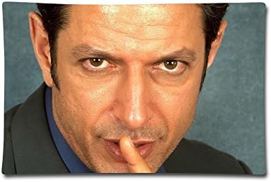 Armange Jeff Goldblum Pillow Covers Soft Nap Pillowcase Protecter With Zipper - 20x30 Inch