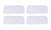 GIBTOOL Replacement Luna Cloth Pads for Sienna Luna Steam Mop Head SSM-3006 Microfiber Mop Pads 4 Pcs (4)
