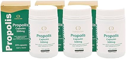 Amazon Chalmers Dale チャルマーズ デール プロポリス カプセル500mg 370粒 ｘ3個セット 海外直送 Chalmers Dale プロポリス