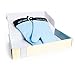 Silicone Oven Mitts Heat Resistant 500 Degrees - 2 Extra Long Silicone Oven Mitt Pot Holders - Food Safe Oven Gloves - BPA Free - Soft Inner Lining - (Blue) - Frux Sili Mitts