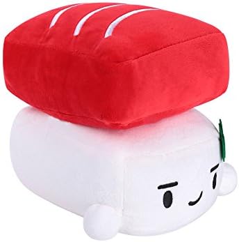 Choba Food Plush Cushion Pillow 20cm(8.0") Tuna Medium Red