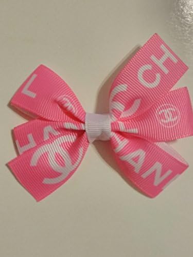 Chanel inspired Headband, Baby headband, newborn headband, Chanell inspired hair bow, CoCo, baby designer inspired hair bow, pink chanel