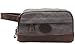 MSG Vintage Leather Canvas Travel Toiletry Bag Shaving Dopp Kit A001