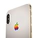 LE 8-BIT Retro Rainbow Apple iPhone X Decal Sticker for The iPhone X, iPhone 8 Plus