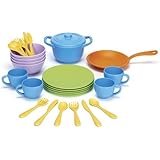 Green Toys DIN01R Cookware and Dining Set
